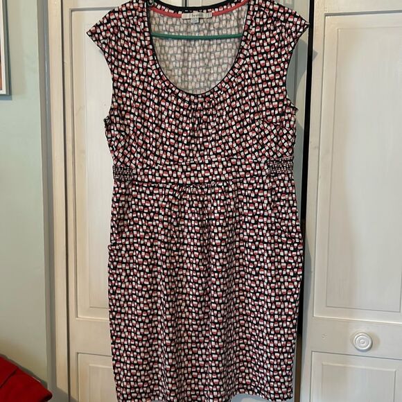 Boden buoy print summer dress - with pockets - Size 12 - Picture 1 of 8
